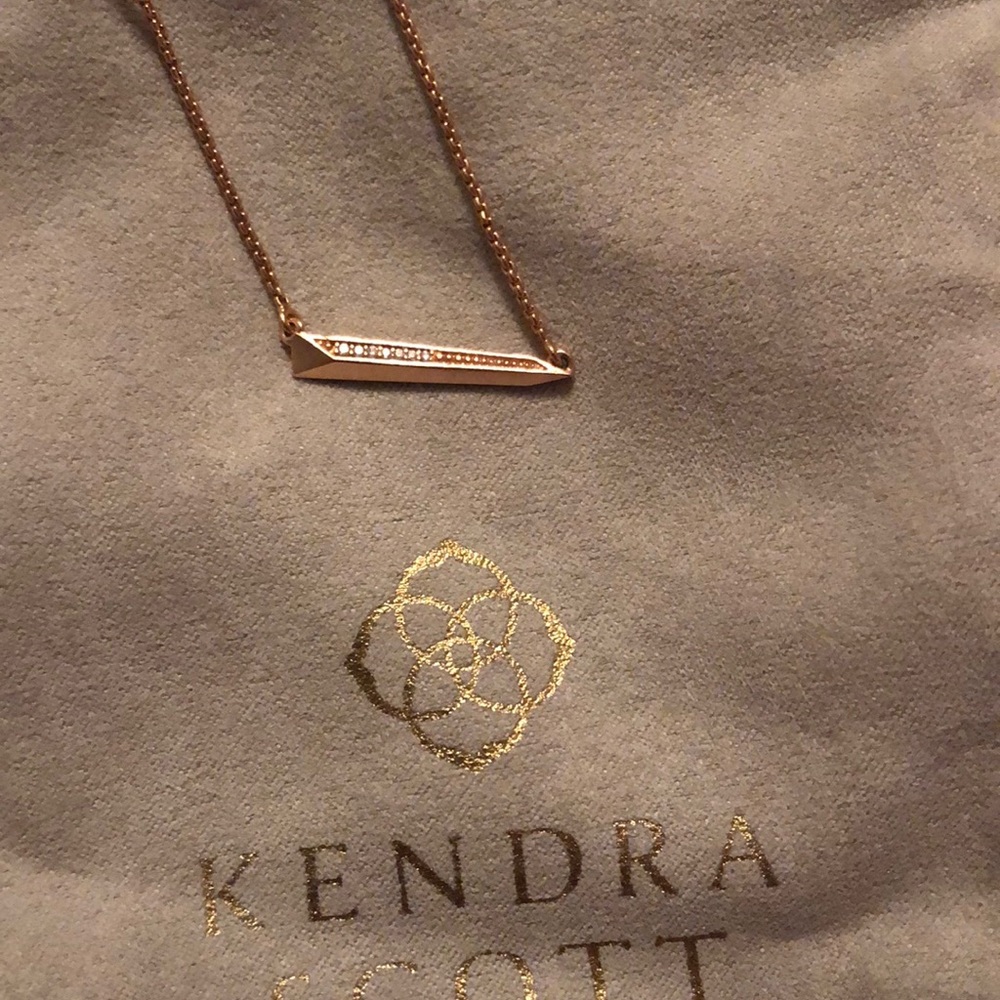Kendra Scott Rose Gold Pendant Necklace